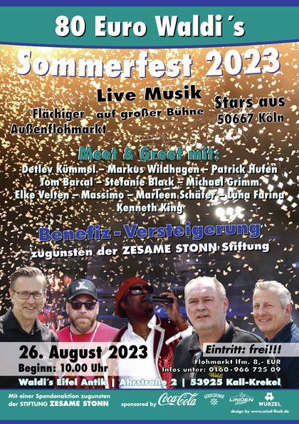 80 Euro Waldi´s Sommerfest 26. August 2023 - Bild